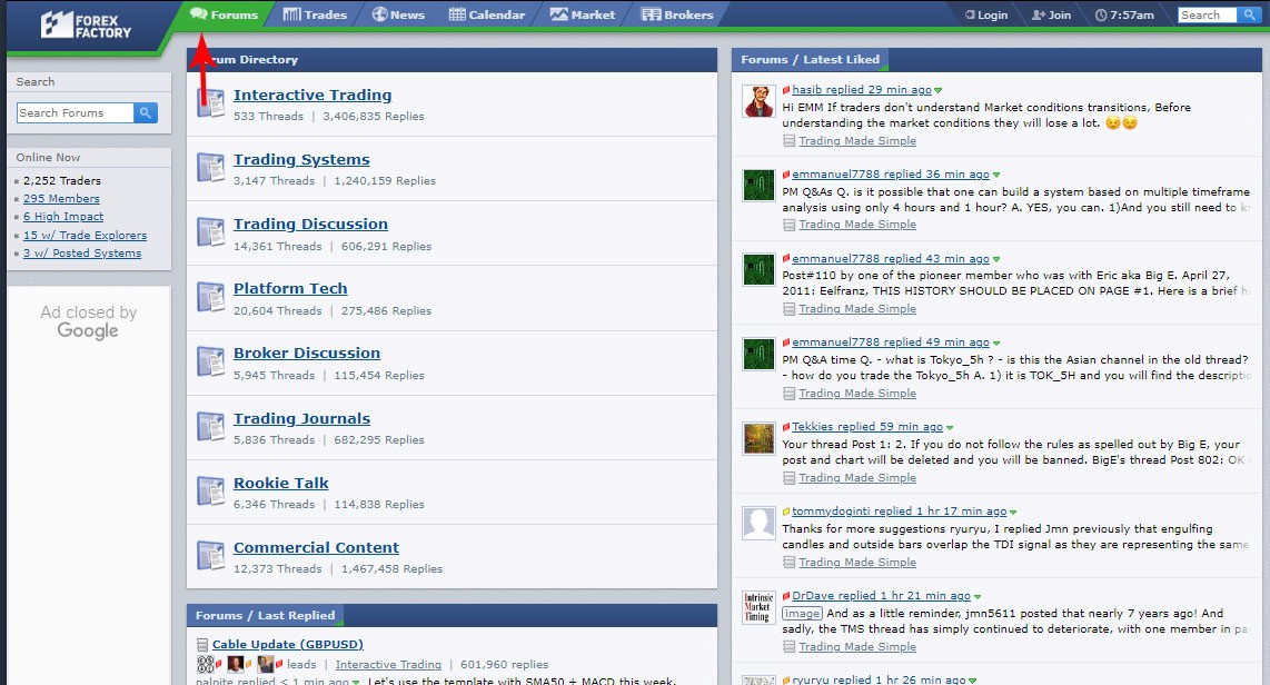 آشنایی با بخش&nbsp; انجمن های خبری فارکس فکتوری